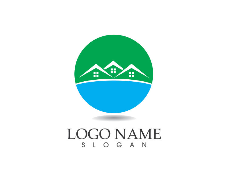 矢量的房屋公司logo设计