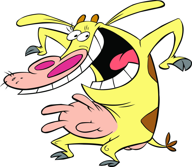 创意矢量卡通炸毛的怪物