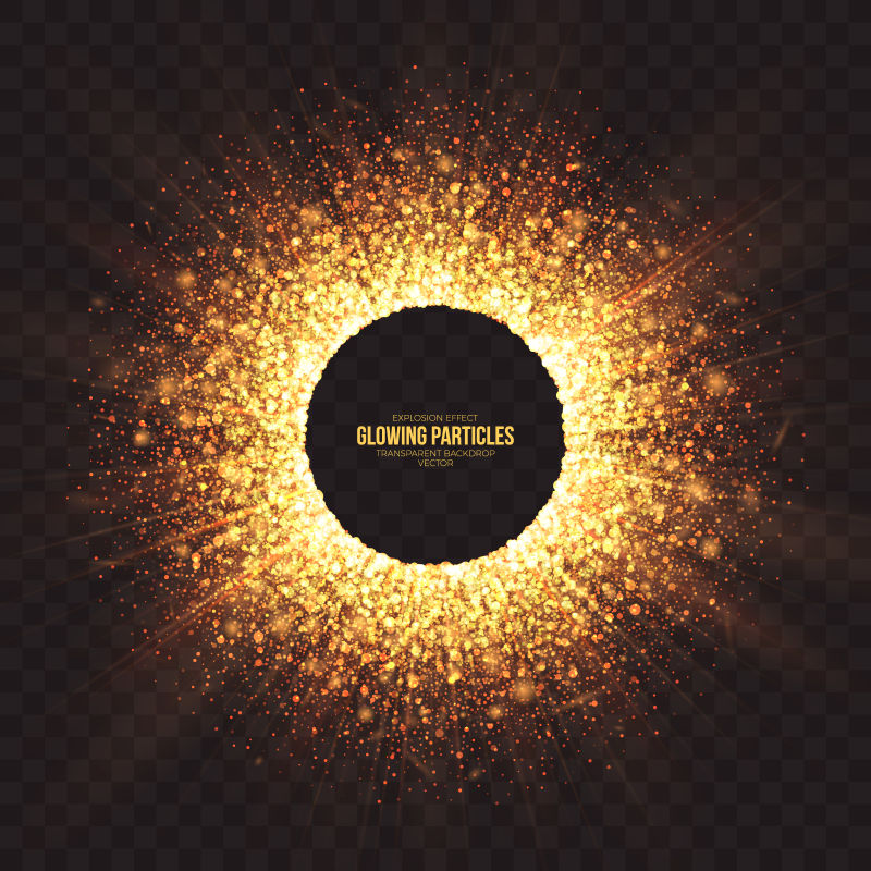 矢量的金色闪光背景