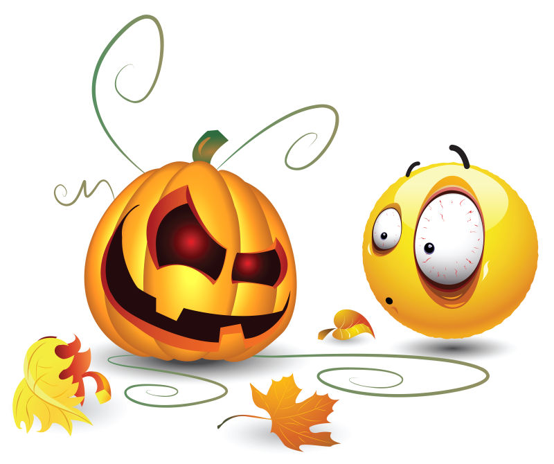 矢量的万圣节插图设计