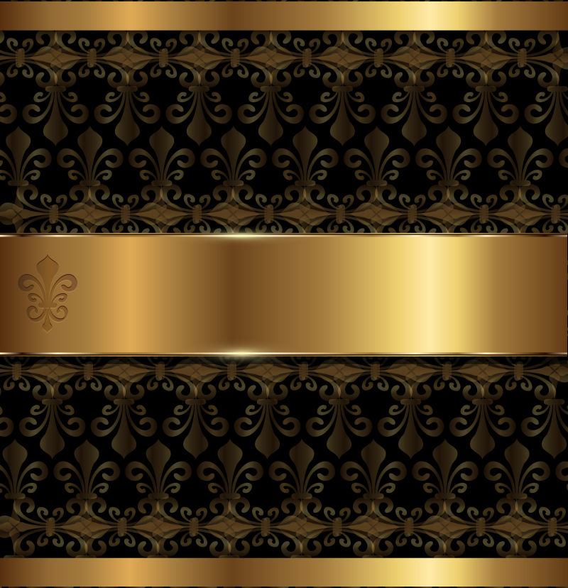 矢量金属条纹的复古背景