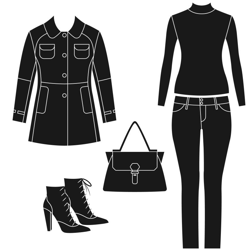 休闲时尚的女性穿搭