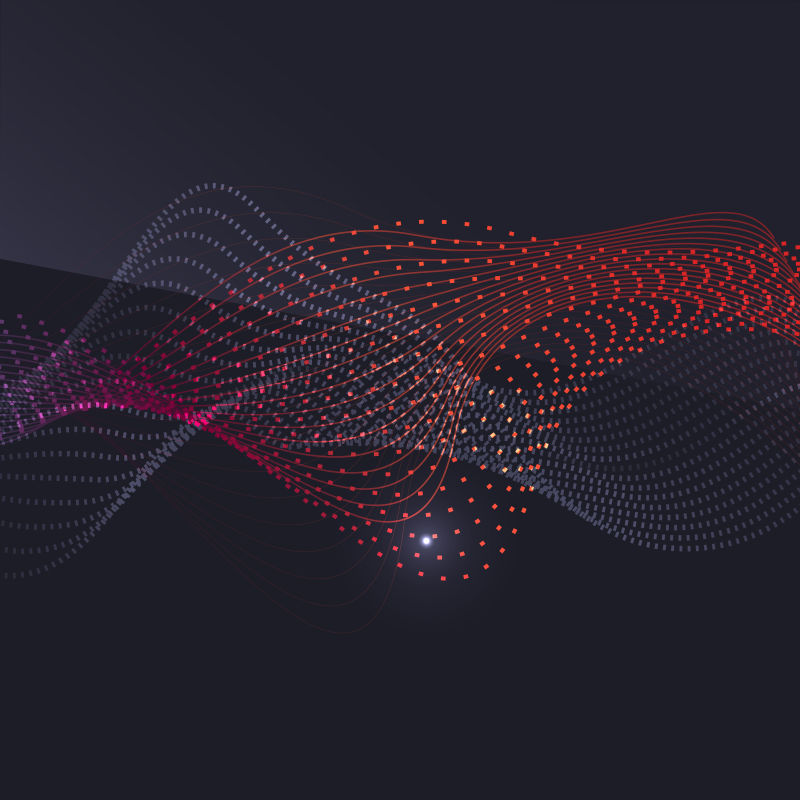 混合的渐变色虚线背景矢量设计