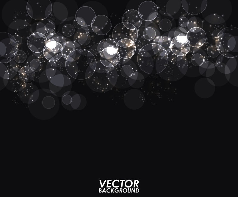 白色光斑图案的矢量背景