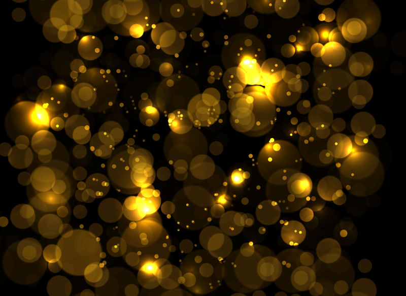 矢量的金色光斑图案背景