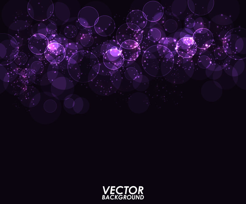 矢量的紫色光晕背景