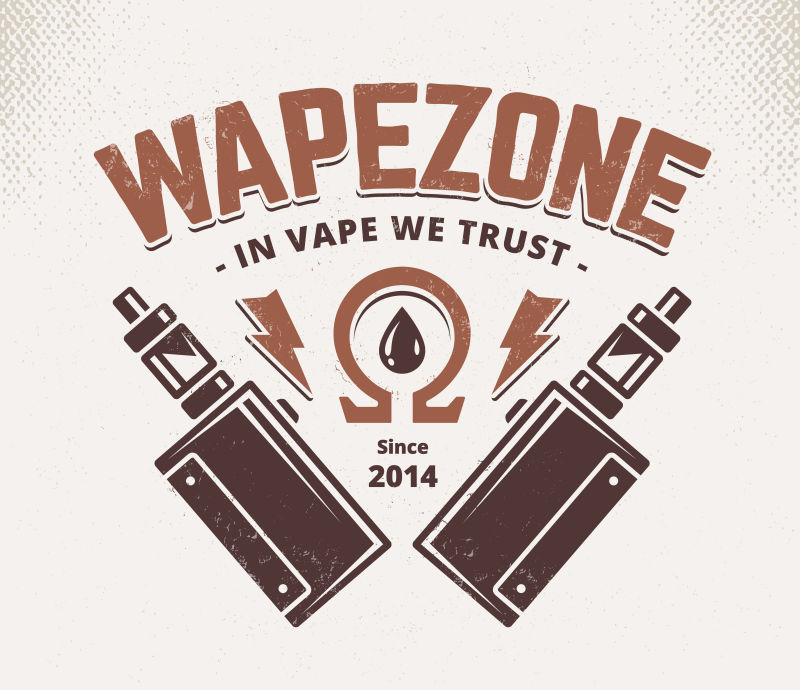 电子烟矢量图标设计