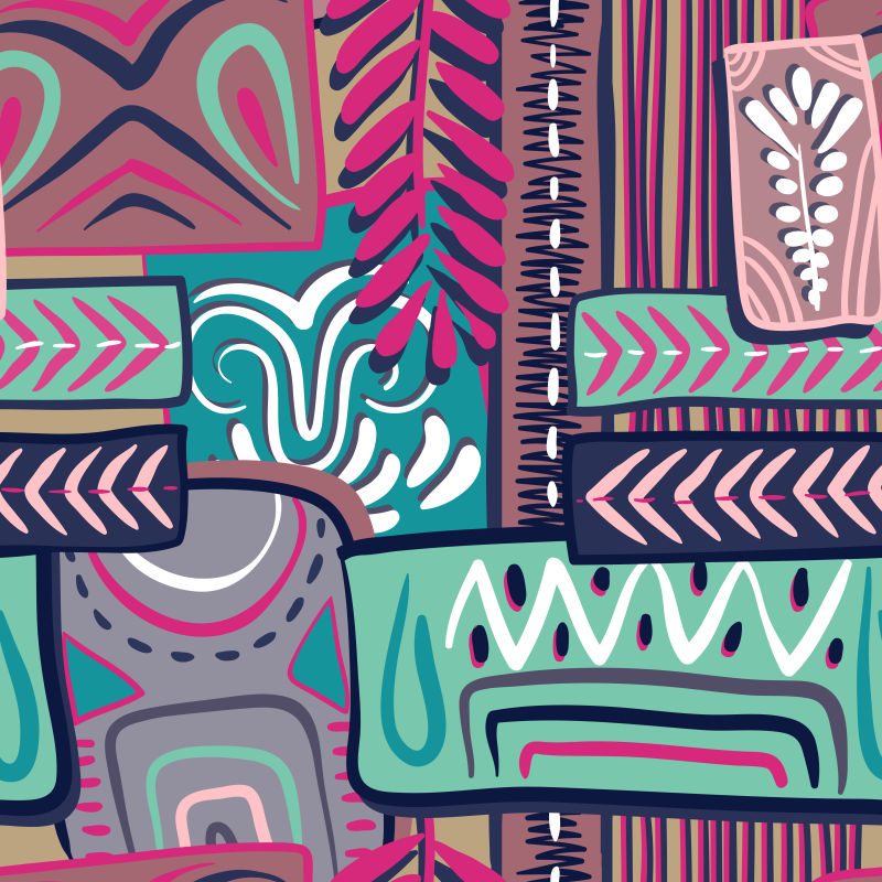 矢量五颜六色的创意装饰背景