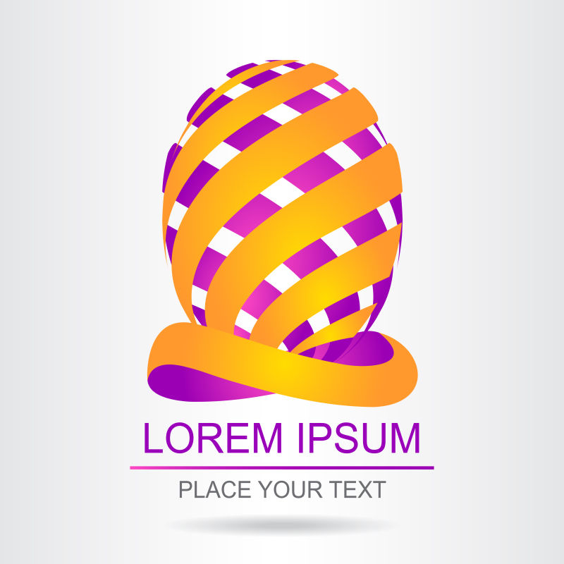 矢量的抽象球体样式logo设计