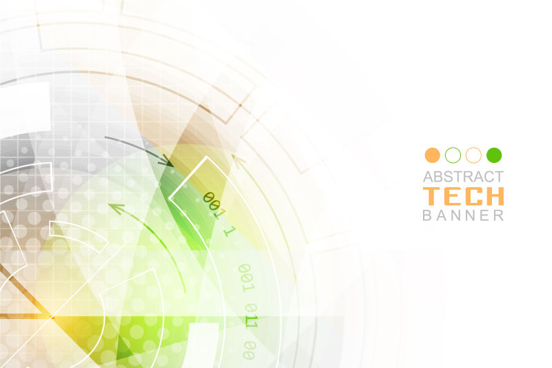 未来技术概念的矢量背景