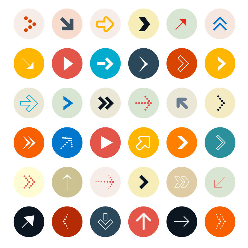 矢量的箭头图标设计