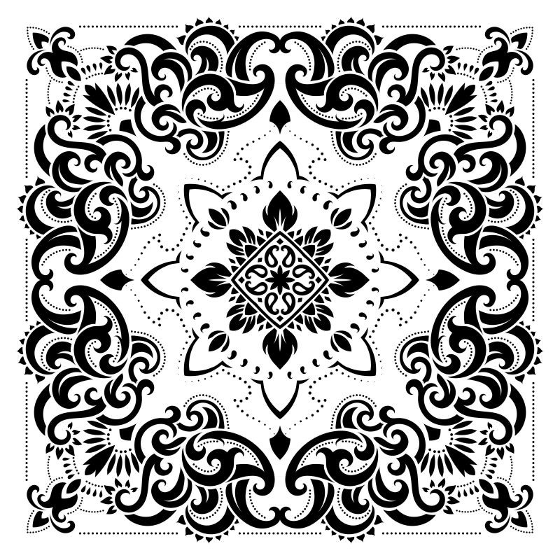 矢量的花纹装饰设计