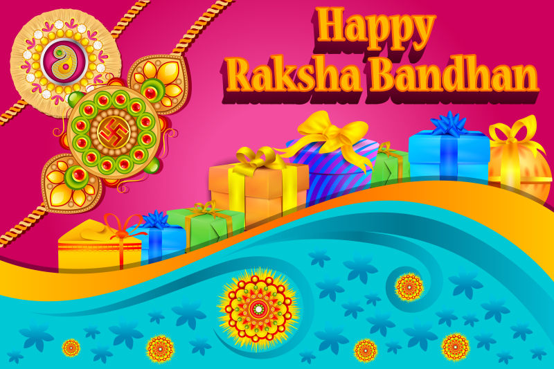 创意矢量庆祝节日概念的背景