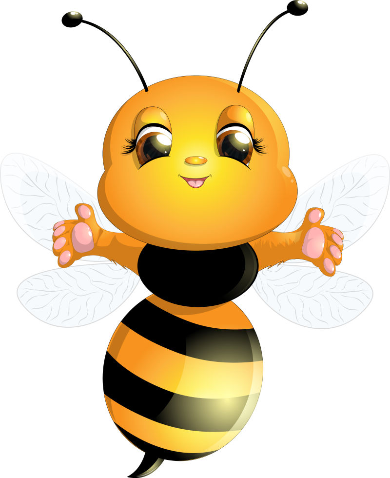 蜜蜂样子卡通图片