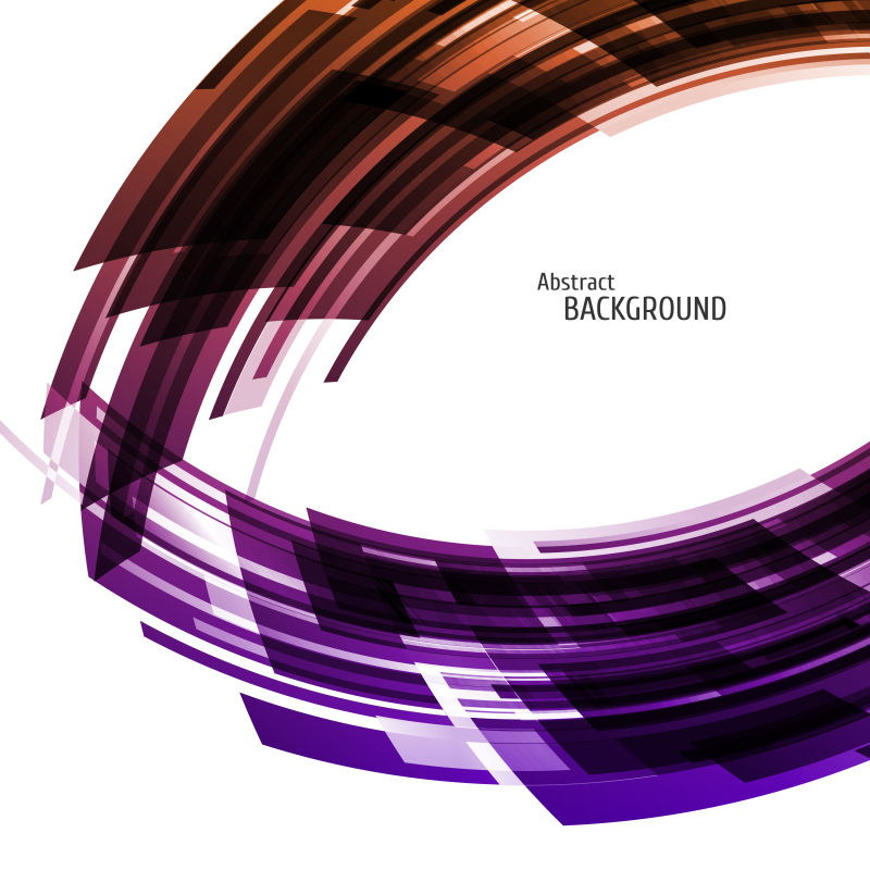 绚丽的彩色几何图案矢量背景设计