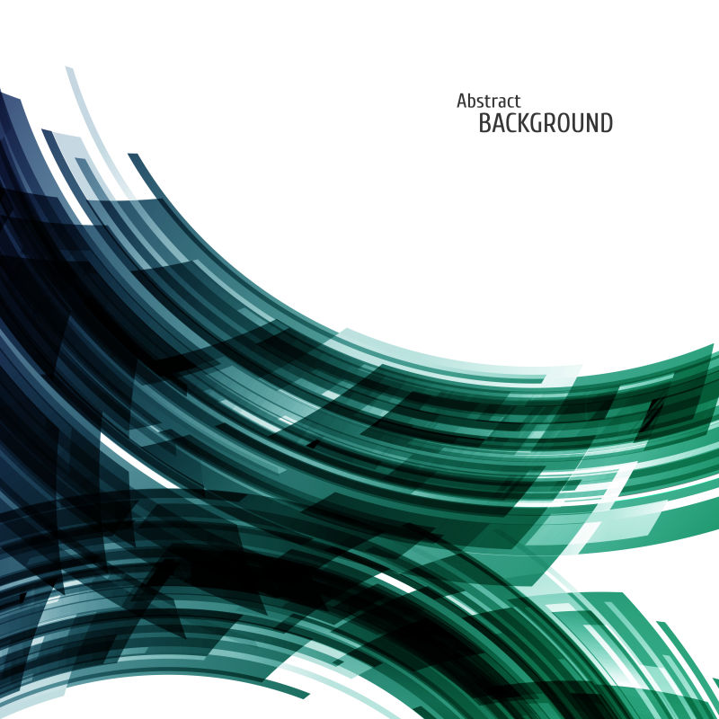 矢量的绿色抽象图案背景设计