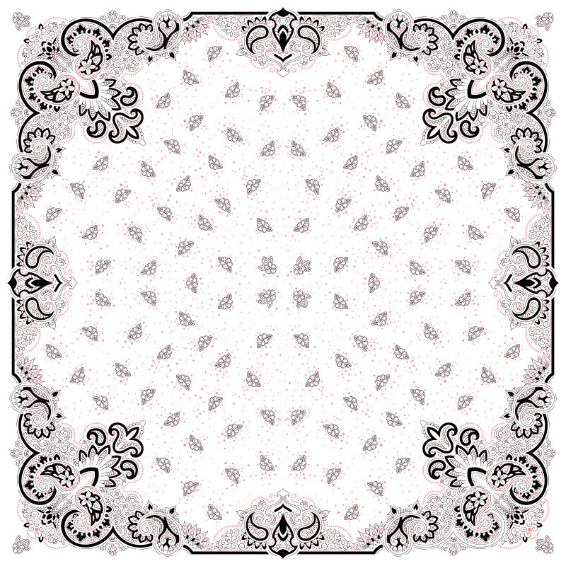 风格花纹的矢量边框
