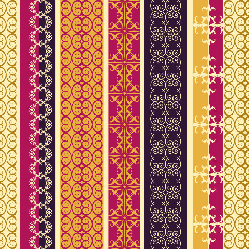 创意矢量装饰纹样的风格背景