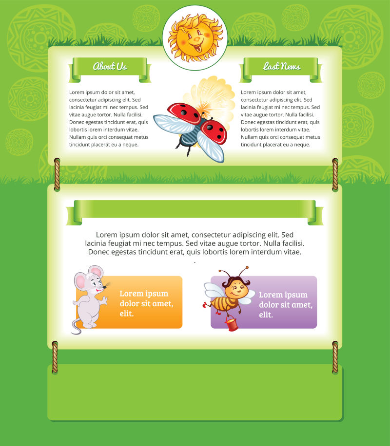 矢量绿色生态设计