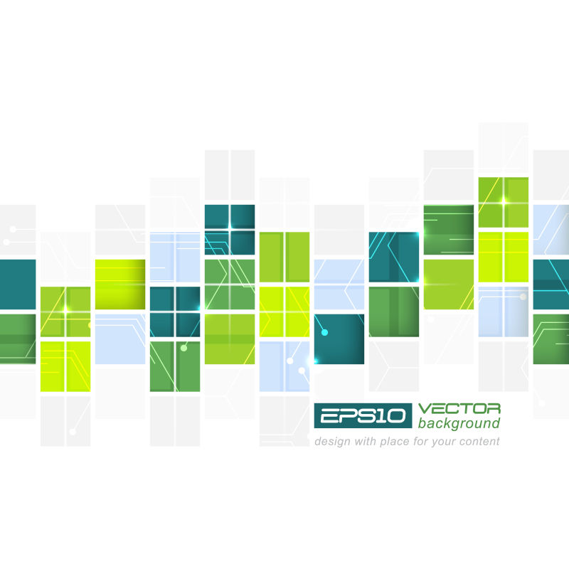 矢量的抽象矩形图案背景设计
