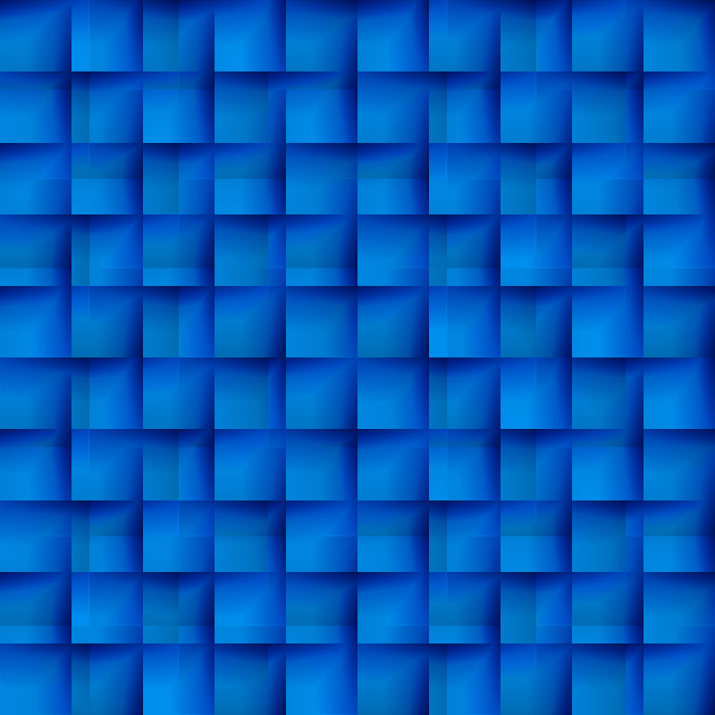 细胞形态的蓝色无缝纹理