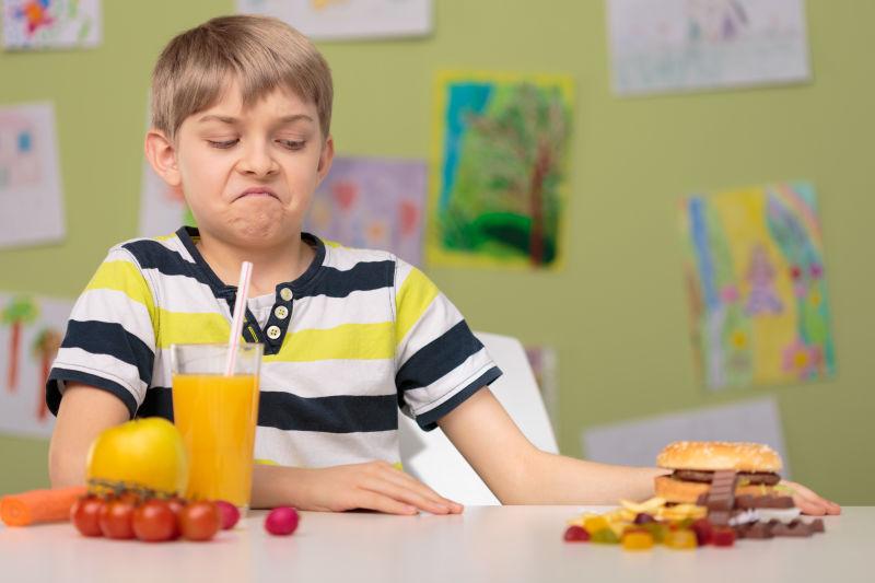 中小学生选择学校午餐的不健康食品