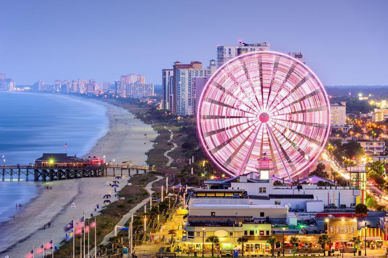 外滩外摩天轮夜景