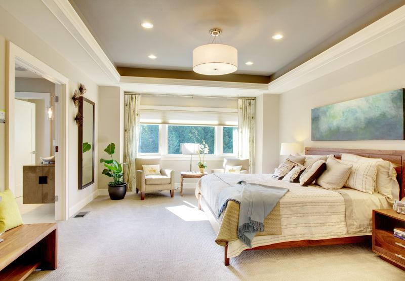 现代室内简约卧房