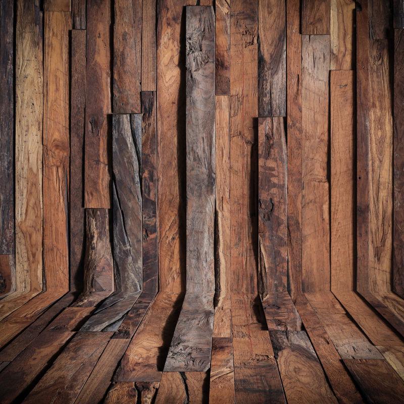 破旧的墙壁木板