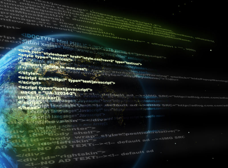 地球背景的代码