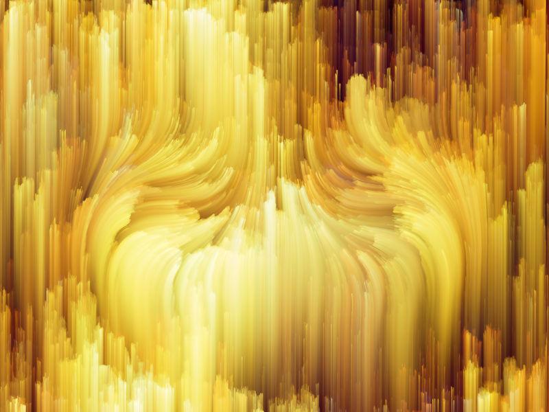 金色线条抽象背景