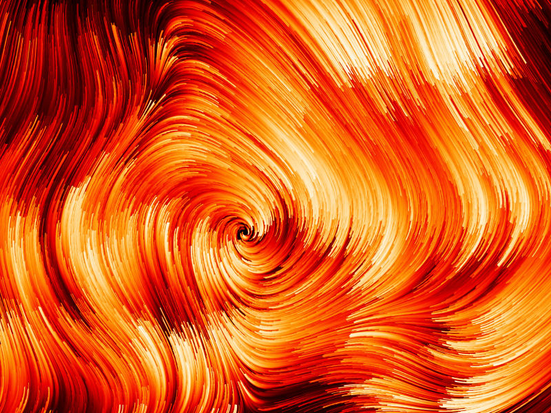红黄色抽象扭曲背景