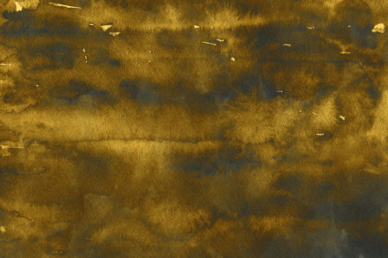 黄金色水彩肌理背景