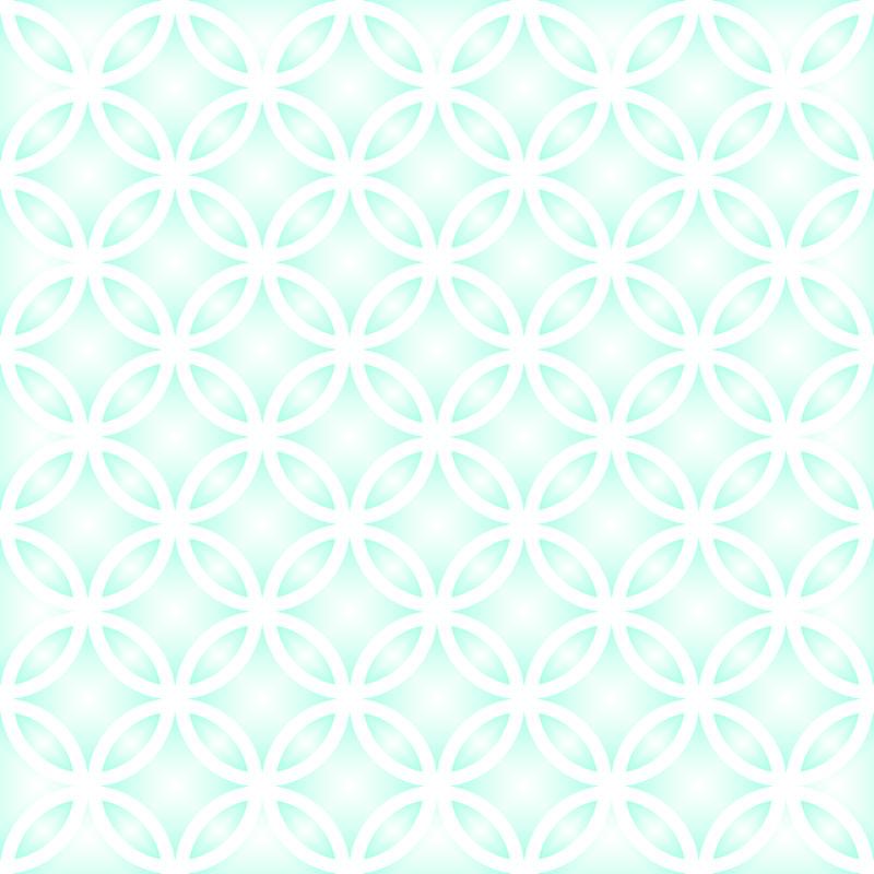 带有重叠的圆圈图案的荧光绿色背景