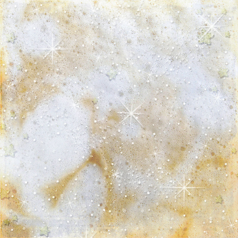 咖啡杯上的干咖啡泡沫背景