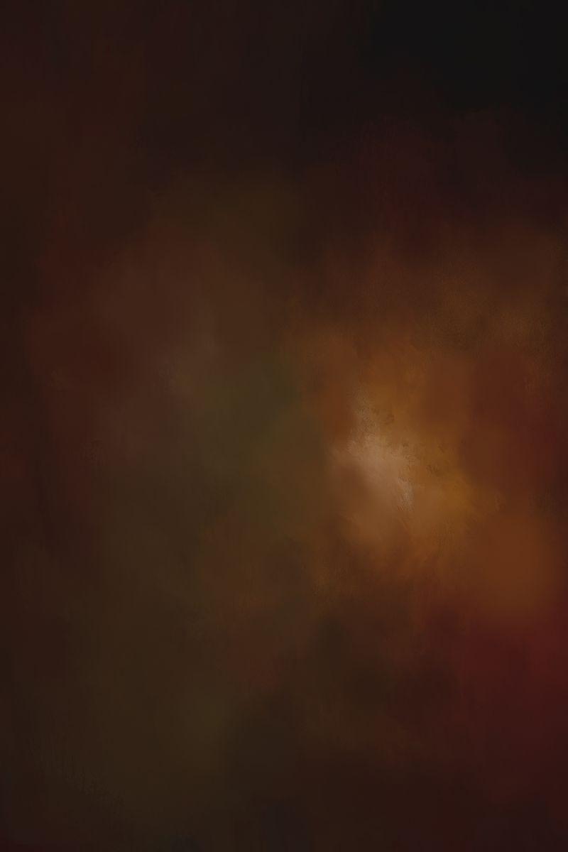 肮脏的旧金橙色背景羊皮纸