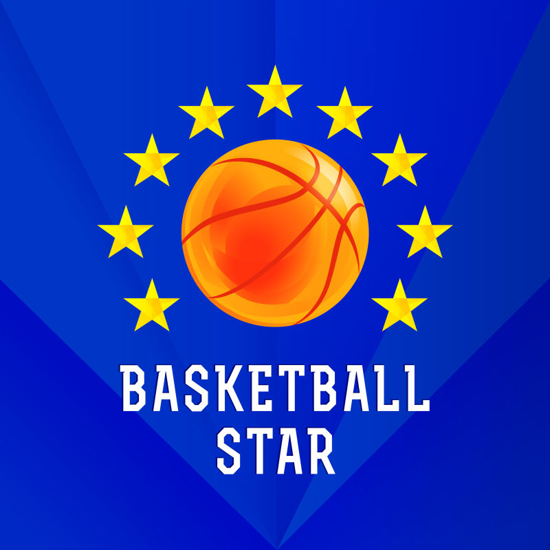 篮球明星标志