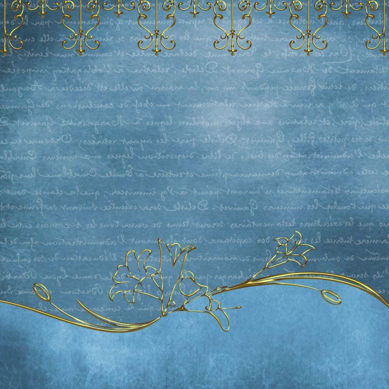 老式金边花纹背景