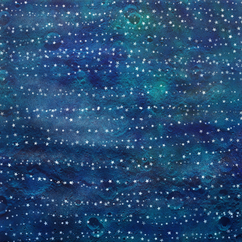 蓝色渐变的星星图案背景