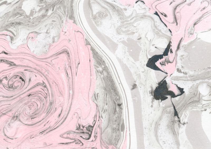 抽象墨水大理石纹理背景