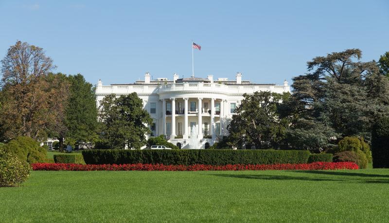 华盛顿特区白宫夏季庭院