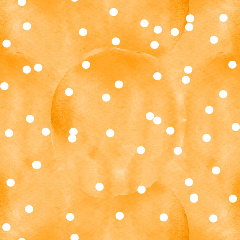 白点橙色背景