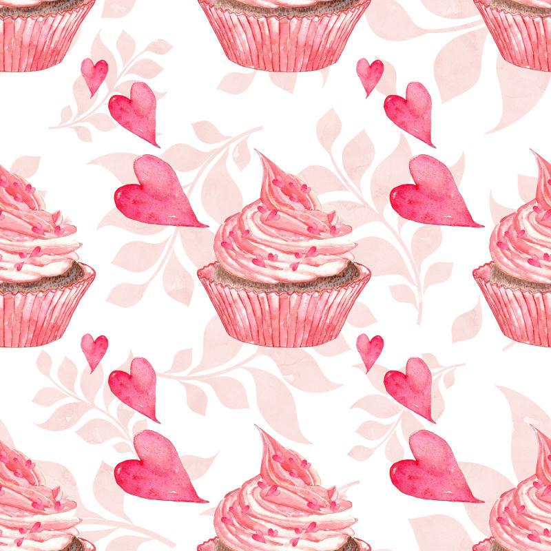 浪漫心形白色背景