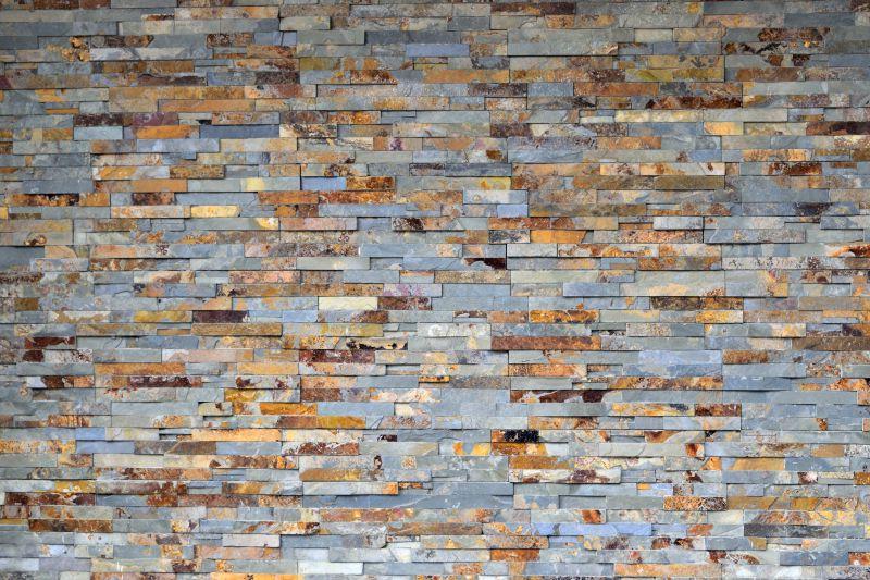 户外材质墙砖背景