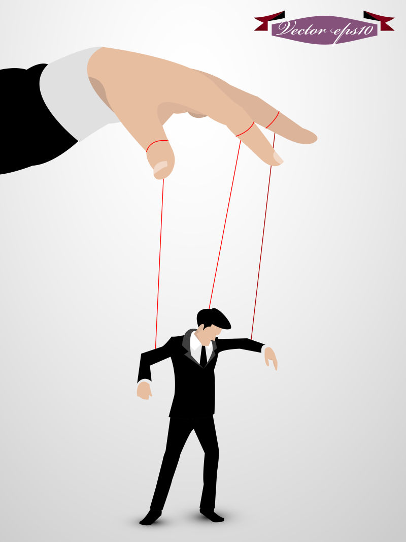 矢量控制木偶概念