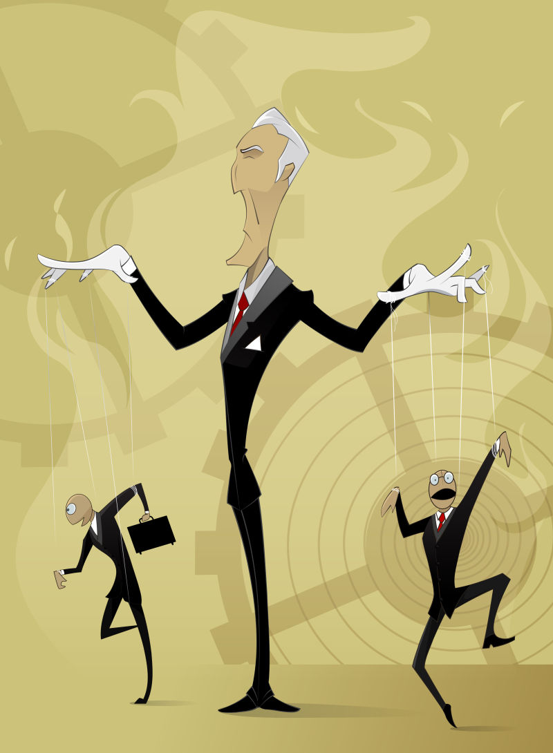 矢量操控木偶概念