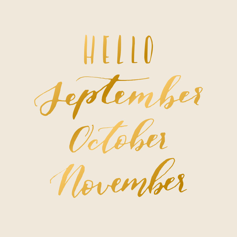 创意秋季你好的创意背景