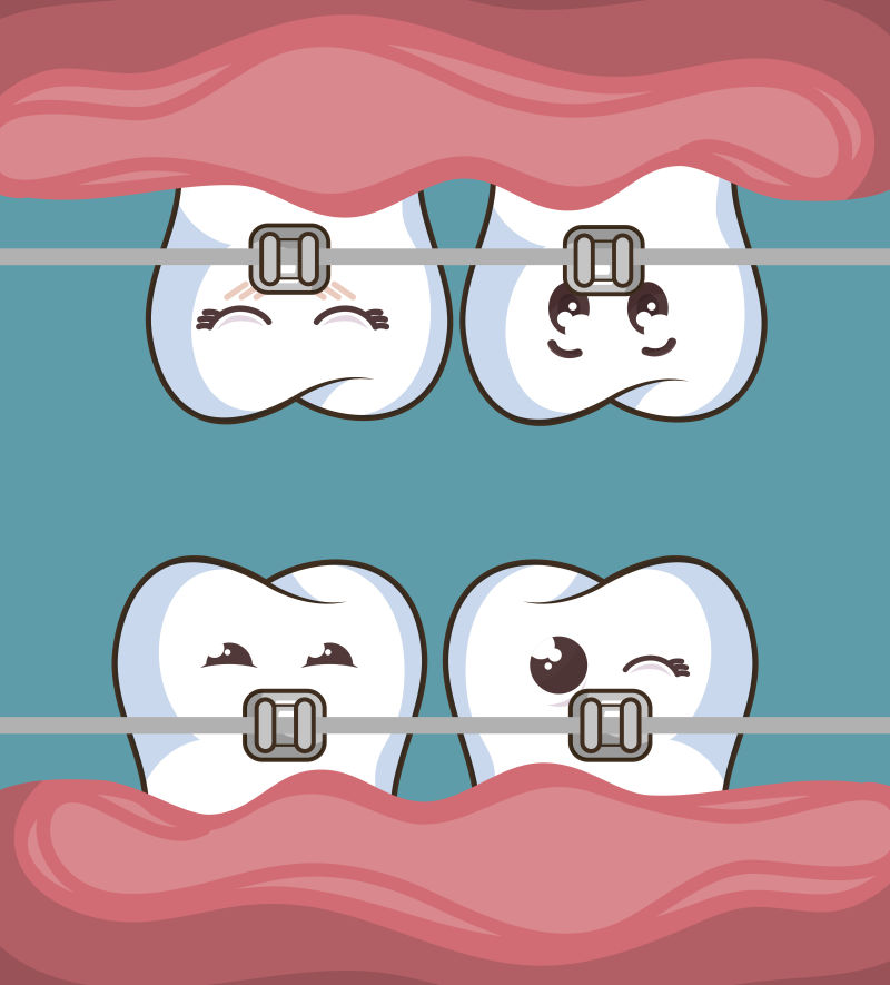 牙套头像卡通图片