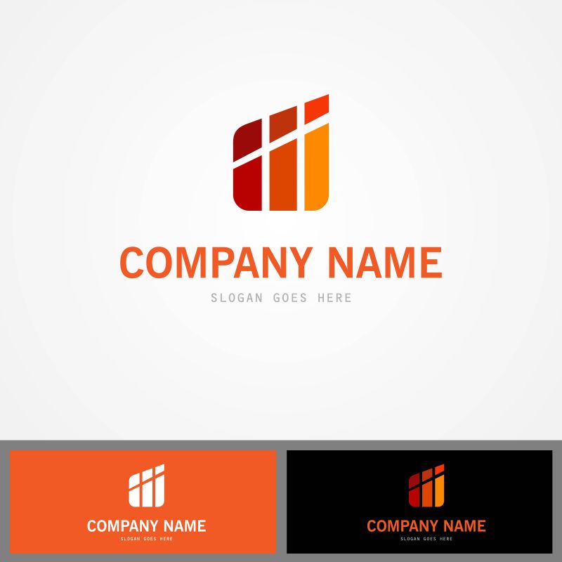 创意矢量抽象几何概念标志