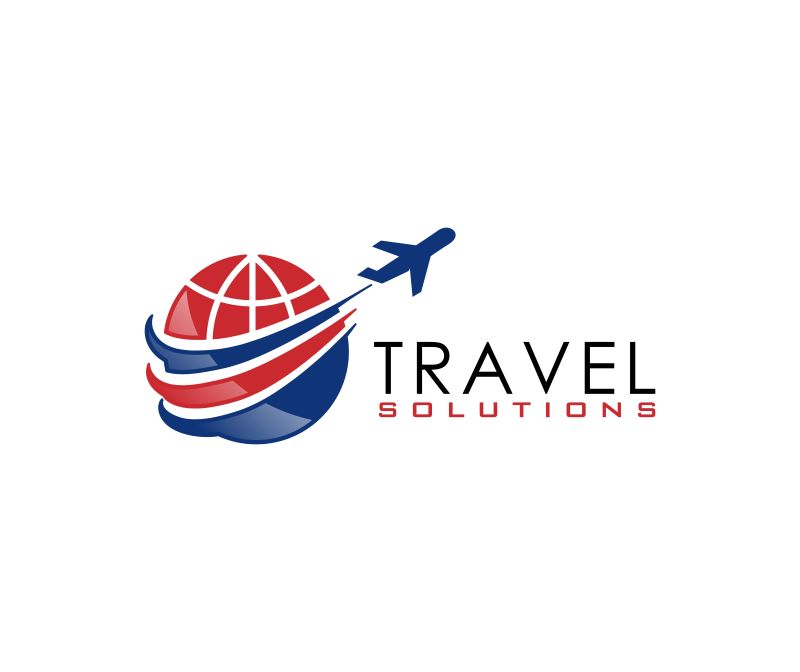 创意矢量旅游公司标志设计